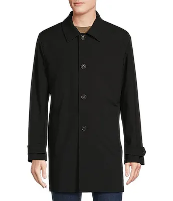 Cremieux Long Sleeve Single Breasted Raincoat