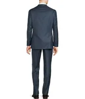 Cremieux Modern Fit Flat Front Neat Print 2-Piece Suit