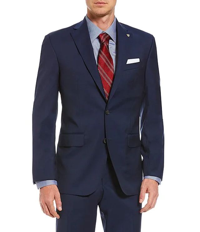 Cremieux Modern Fit Flat Front Solid 2-Piece Suit