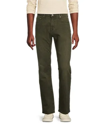 Cremieux Premium Denim Straight Fit Stretch Olive Jeans