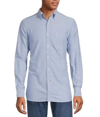 Cremieux Blue Label Slim-Fit Solid Oxford Long-Sleeve Woven Shirt