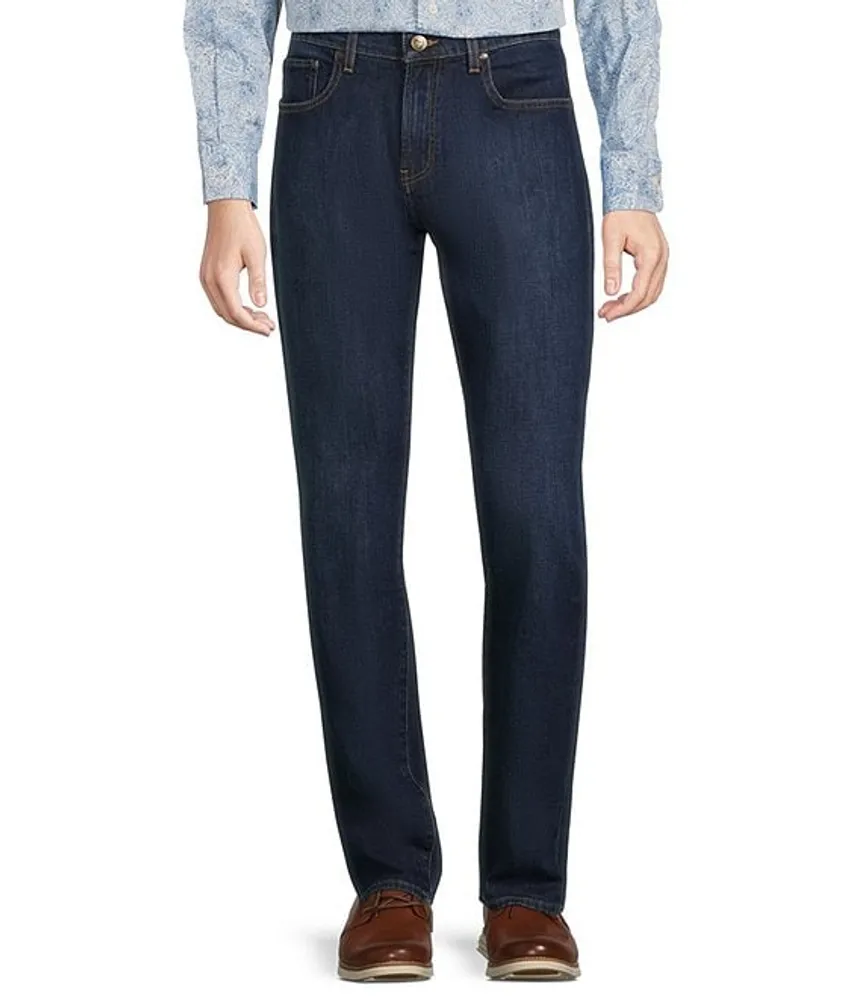 Cremieux Blue Label Soho Slim-Fit Dark Wash Stretch Denim Jeans