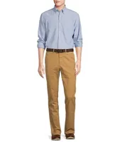 Cremieux Blue Label Soho Slim Fit Flat-Front Twill Comfort Stretch Casual Pants