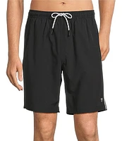 Cremieux Solid 9#double; Inseam Swim Trunks