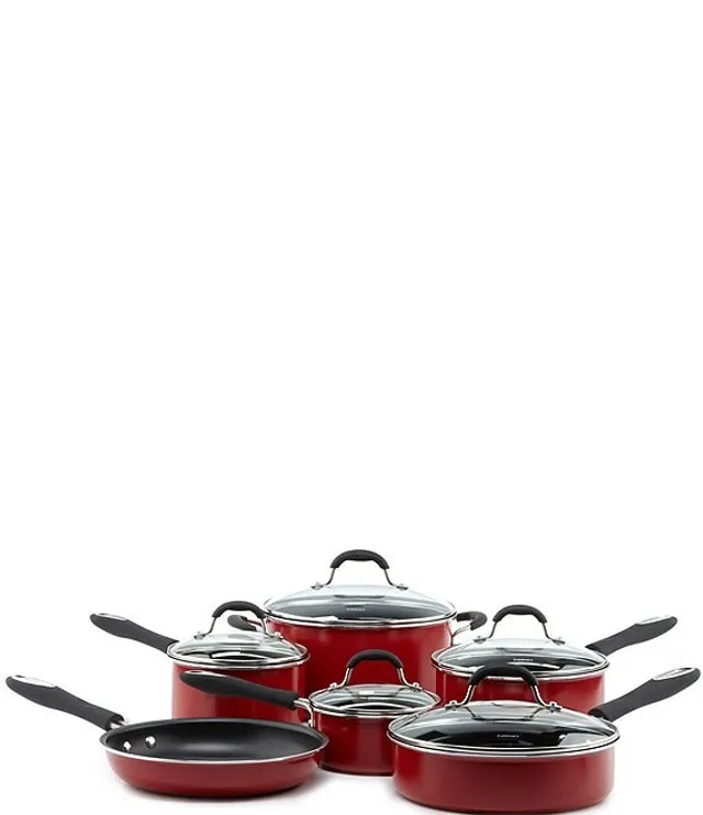 Ninja Foodi NeverStick Essential 11pc Nonstick Cookware Set - Red