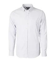 Cutter & Buck Big Tall Versatech Tattersall Performance Stretch Long-Sleeve Woven Shirt