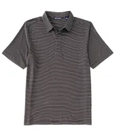 Cutter & Buck Forge Pencil Stripe CB DryTec Short-Sleeve Polo