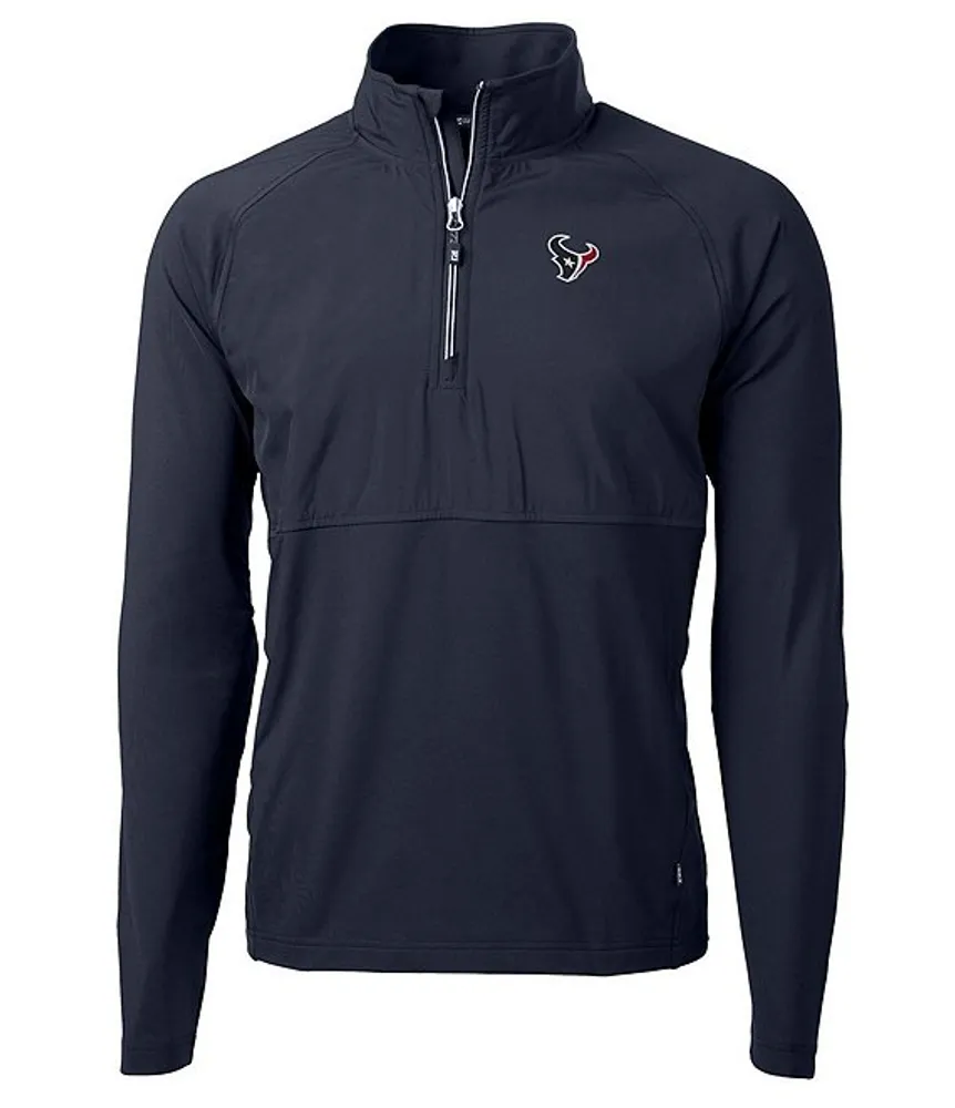 Cutter & Buck NFL AFC Adapt Eco Knit Stretch Hybrid Quarter-Zip Pullover