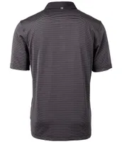 Cutter & Buck NFL AFC Eco Pique Performance Stretch Micro Stripe Short Sleeve Polo Shirt