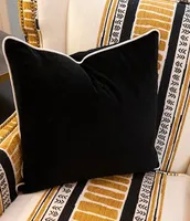 Dallas + Main Pillow Oversized Velvet Reversible Square