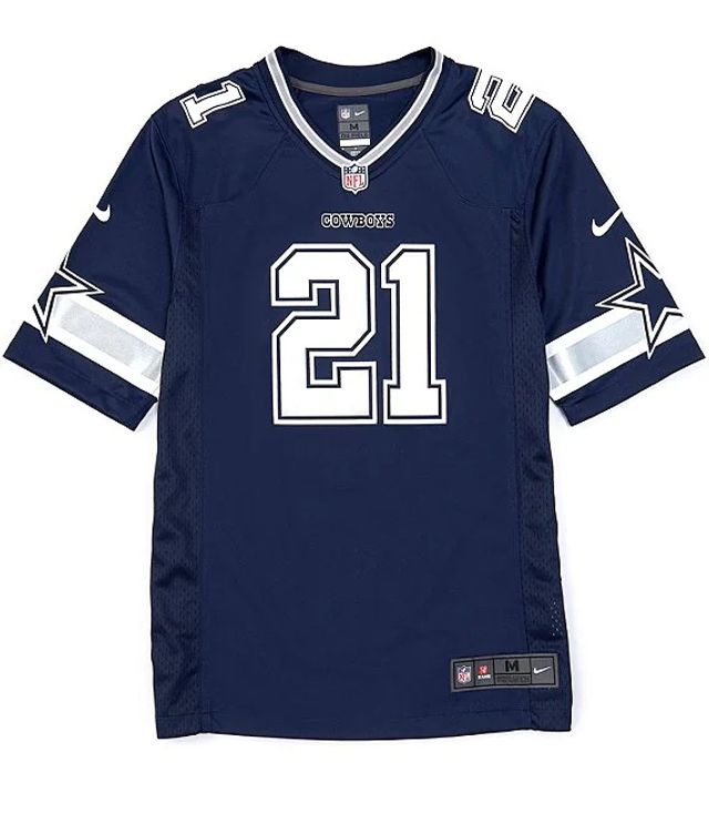 Youth Dallas Cowboys Ezekiel Elliott Nike Navy Alternate Game Jersey