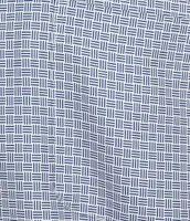 Daniel Cremieux Signature Label Textured Geometric Long Sleeve Woven Shirt