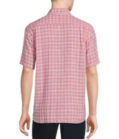 Daniel Cremieux Signature Label Plaid Short-Sleeve Woven Shirt