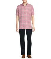 Daniel Cremieux Signature Label Plaid Short-Sleeve Woven Shirt