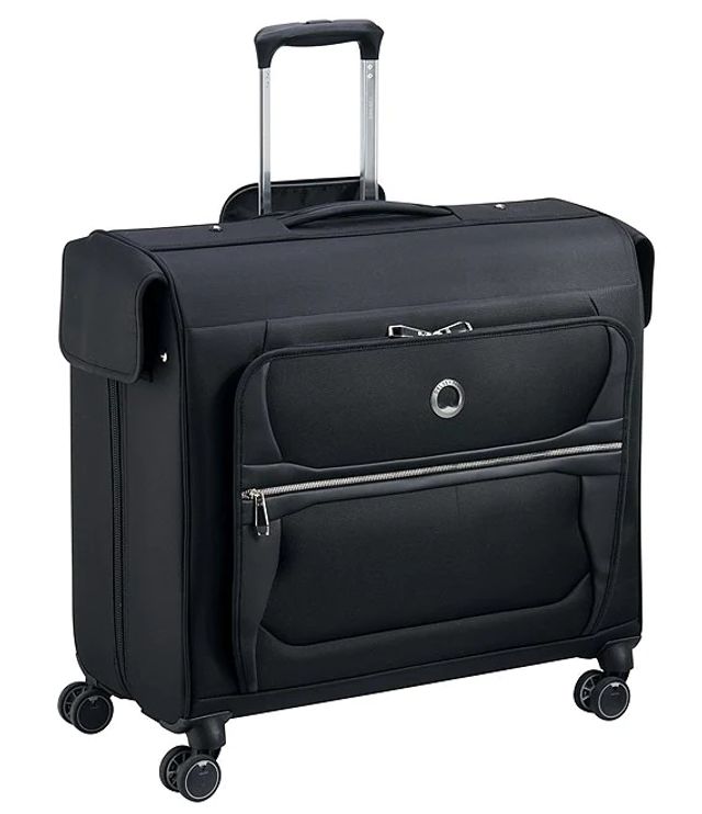 Amazon.com | DELSEY Paris Helium DLX Carryon Garment Bag with Spinner  Wheels, Black, Carry on 20 Inch | Garment Bags