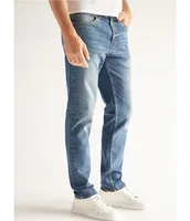 Devil-Dog Dungarees Ash Wash Performance Slim-Straight Fit Denim Jeans