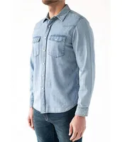 Devil-Dog Dungarees Craig Light Western Denim Shirt