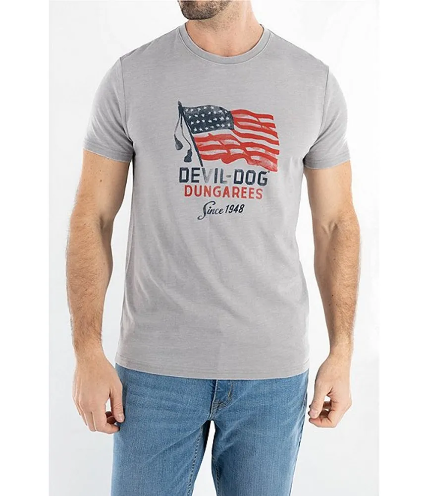 Lucky Brand Short-Sleeve USA Flag T-Shirt