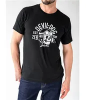 Devil-Dog Dungarees Skull Rider Graphic T-Shirt