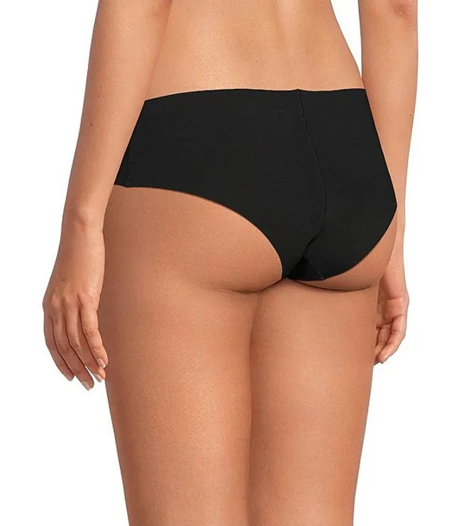 DKNY Women's Soft Stretch Microfiber 4 Pack Hipster Underwear (Blk