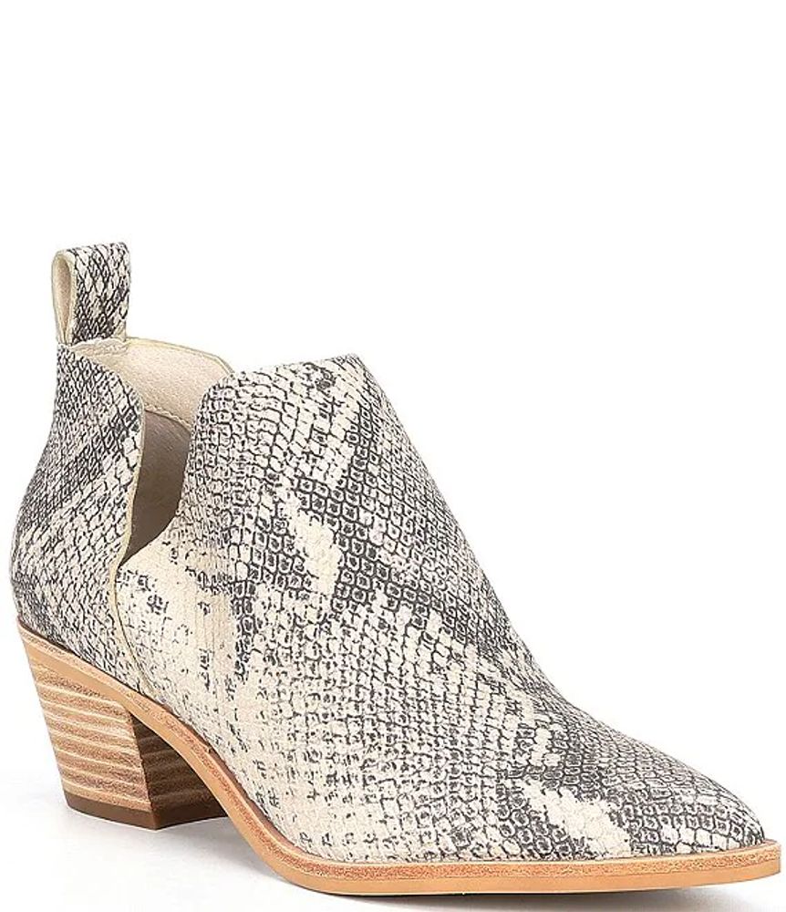 Sonni booties in snake Outlet