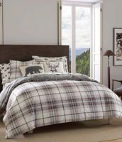 Eddie Bauer Alder Plaid Charcoal Comforter Set