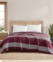 Eddie Bauer Boylston Striped Cotton Twill Blanket