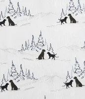 Eddie Bauer Dog Friends Printed Flannel Sheet Set