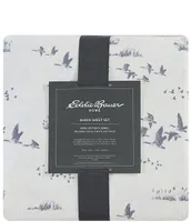 Eddie Bauer Geese Meadow Printed Flannel Sheet Set