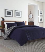 Eddie Bauer Kingston Navy Duvet Cover Mini Set