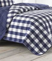 Eddie Bauer Lake House Navy Plaid Quilt Mini Set