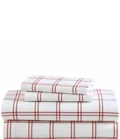 Eddie Bauer Westridge Plaid Printed Cotton Flannel Sheet Set