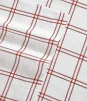 Eddie Bauer Westridge Plaid Printed Cotton Flannel Sheet Set