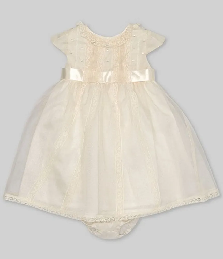 Edgehill Collection Baby Girls 3-24 Months Lace Heirloom Dress