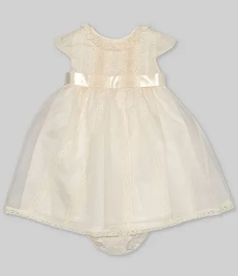 Edgehill Collection Baby Girls 3-24 Months Lace Heirloom Dress