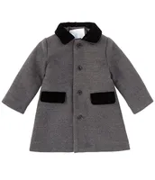 Edgehill Collection Baby Boy 12-24 Months Long Sleeve Button Front Dress Coat