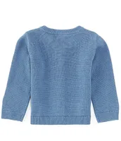 Edgehill Collection Baby Boys 3-24 Months Round Neck Long Sleeve Solid Cardigan