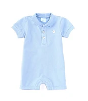 Edgehill Collection Baby Boys Newborn-24 Months Polo Short Sleeve Shortall