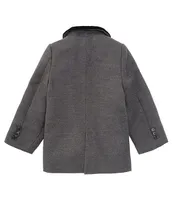 Edgehill Collection Little Boys 2T-7 Long Sleeve Button Front Dress Coat
