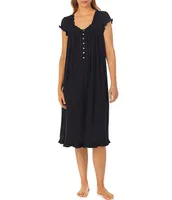 Eileen West Solid Modal Jersey Sweetheart Neck Waltz Nightgown