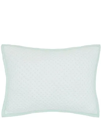 ELISABETH YORK Hanima Contrast Stitch Reversible Cotton Voile Pillow Sham