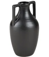 Elk Home Mills Handled Matte Glazed Vase