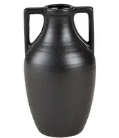 Elk Home Mills Handled Matte Glazed Vase