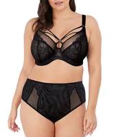 Elomi Brianna Full Busted Contour Wire U-Back Cage Plunge Bra