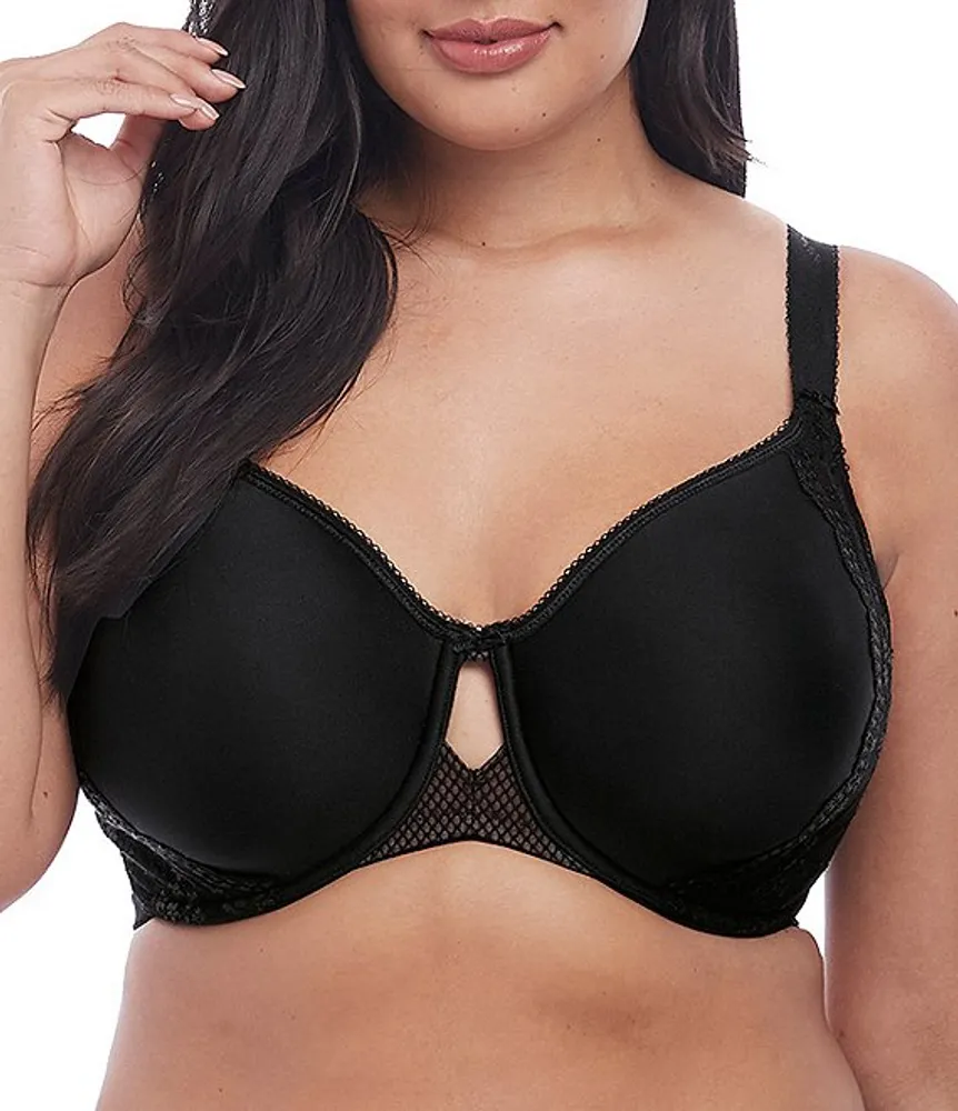 Elomi Morgan Plus Size Underwire Stretch Lace Bra with Side Support