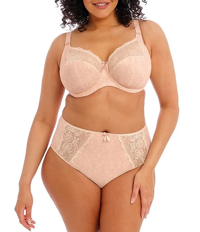 Elomi Morgan Lace-Trimmed Full-Busted Contour U-Back Underwire Bra