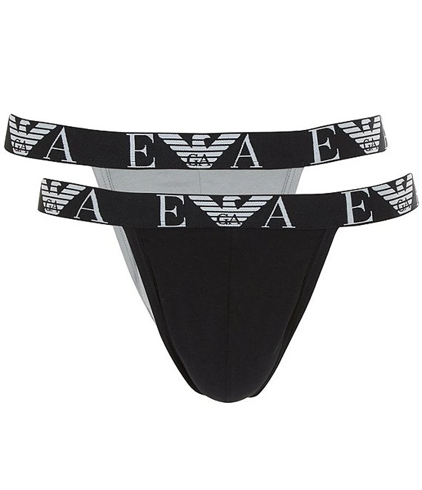 Emporio Armani Bold Monogram Jockstrap 2-Pack