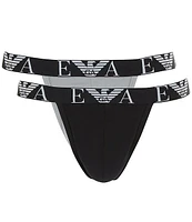 Emporio Armani Bold Monogram Jockstrap 2-Pack