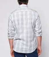 Faherty Performance Stretch Movement Plaid Long Sleeve Woven Shirt