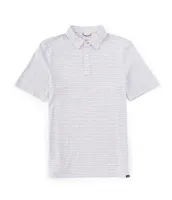 Faherty Stripe Movement Performance Short-Sleeve Polo Shirt
